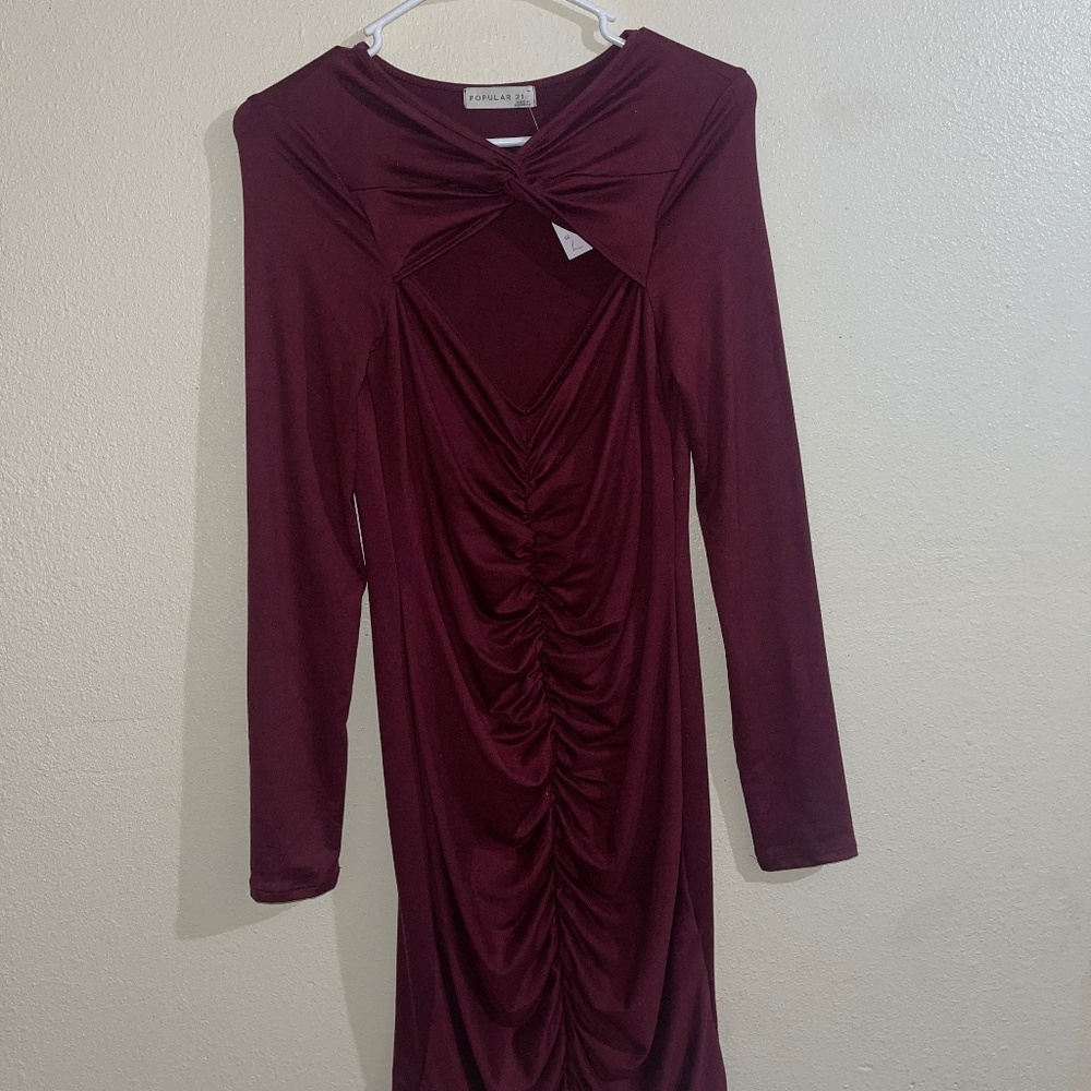 Maroon Dress